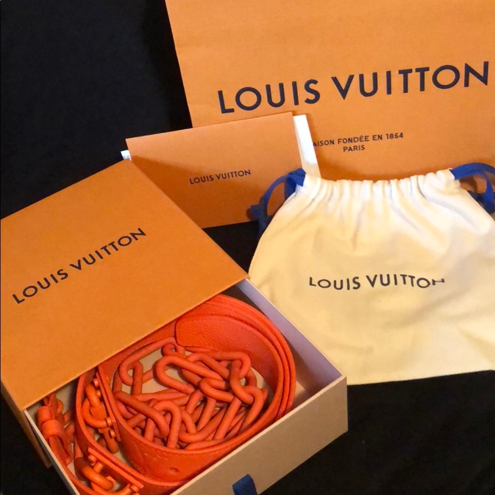 Louis Vuitton x Virgil Abloh Chicago Pop belt